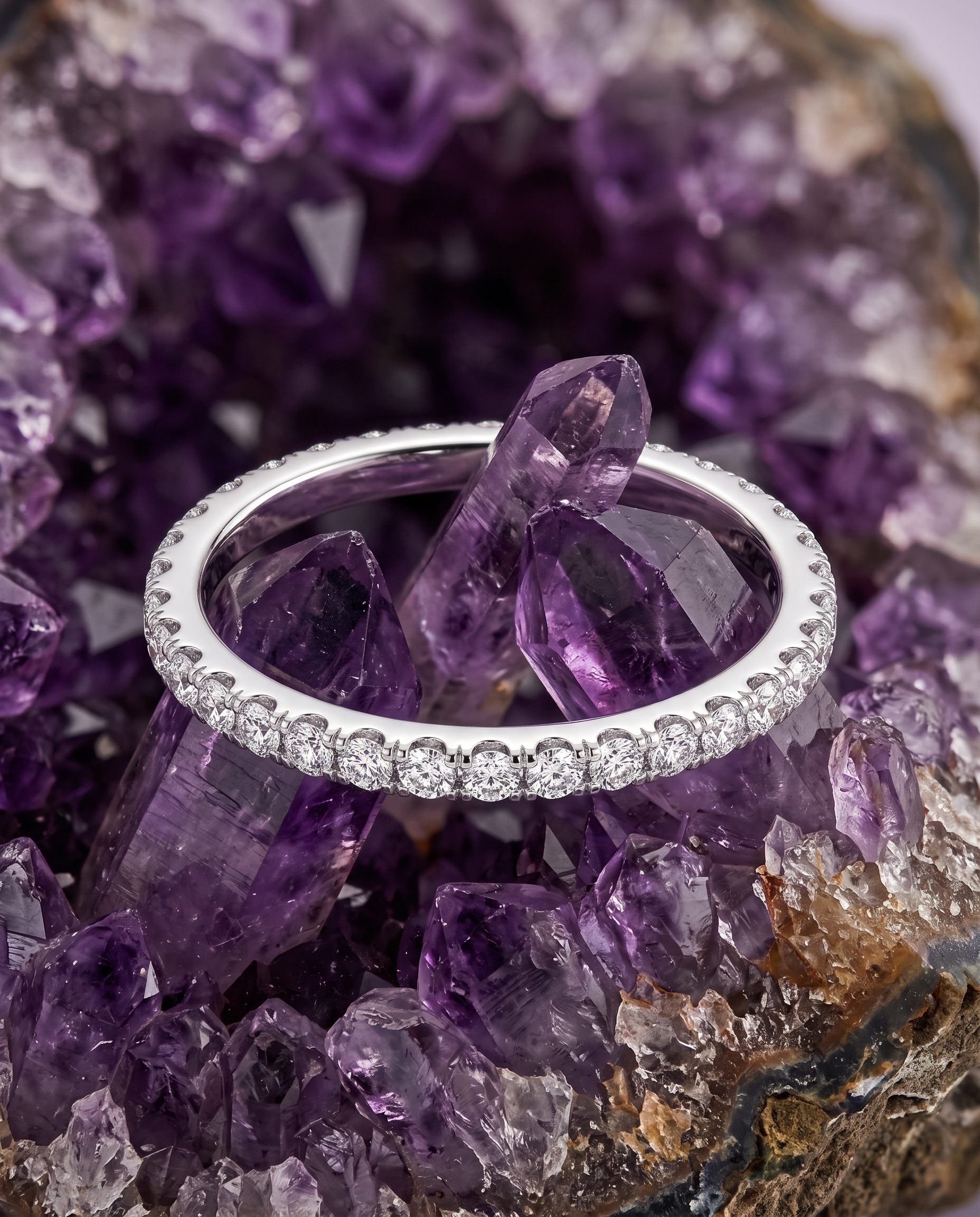 Angled Mineral jewelry photography example 17