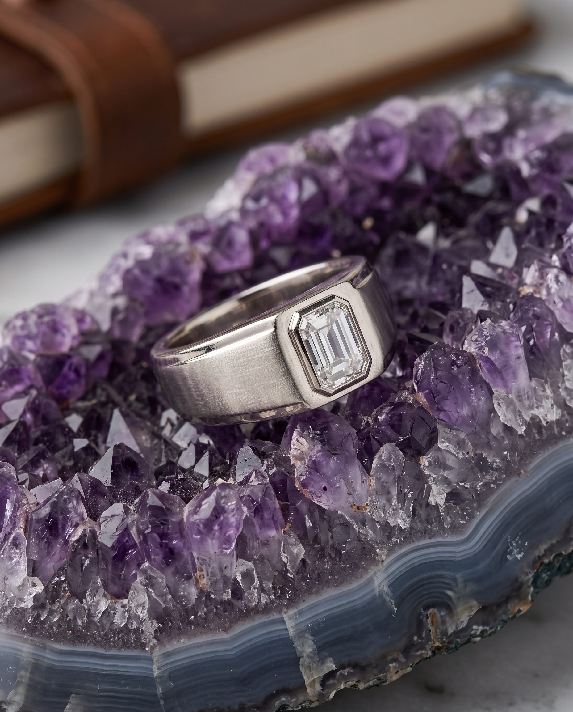 Angled Mineral jewelry photography Look