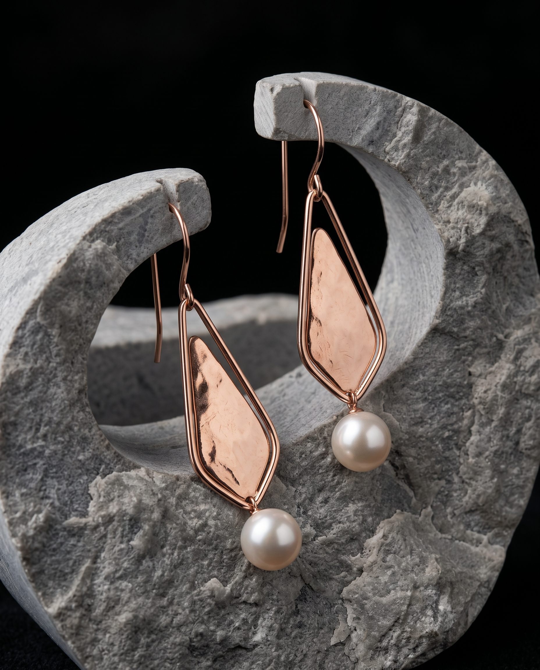 Black Abstract jewelry photography example 9