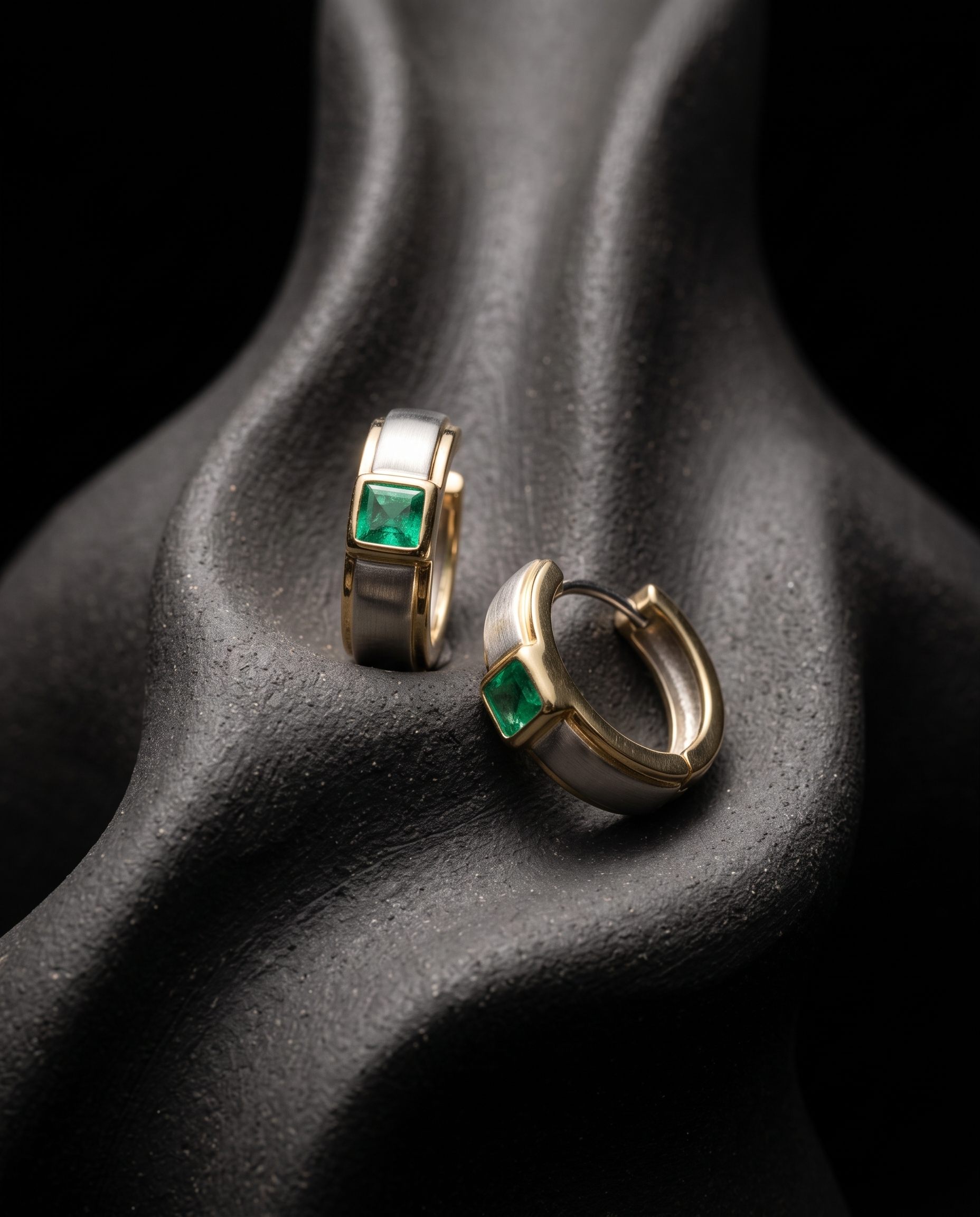 Black Abstract jewelry photography example 14
