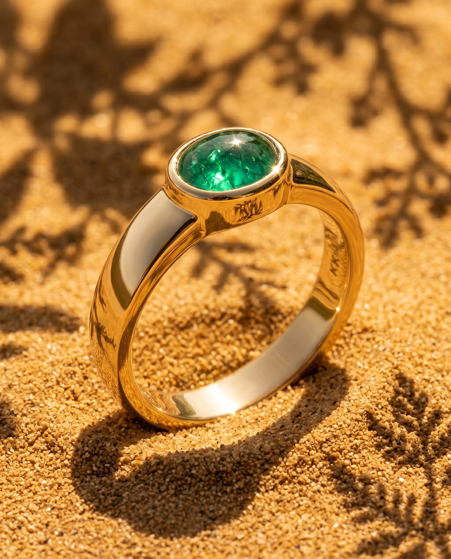 Gold Sand jewelry photography example 9