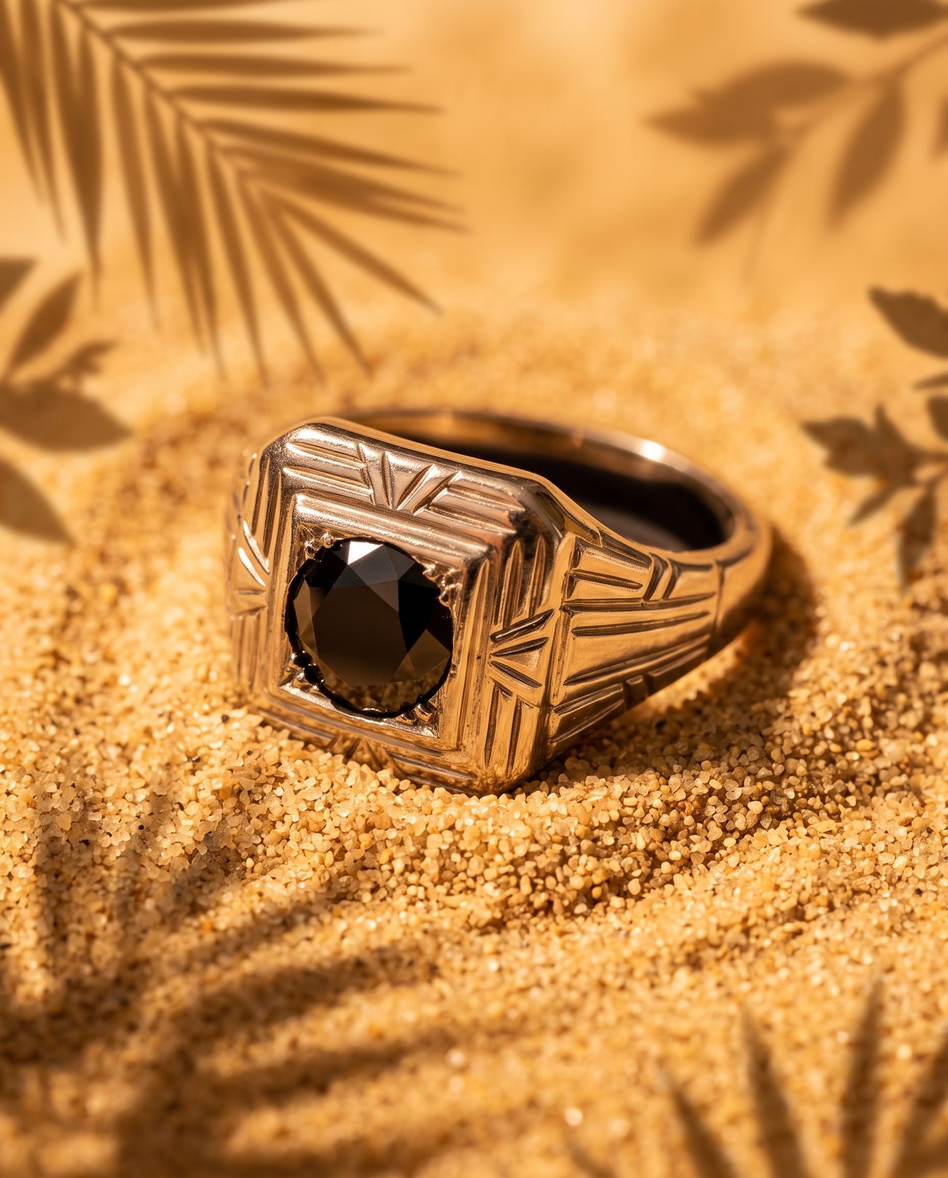 Gold Sand jewelry photography example 10