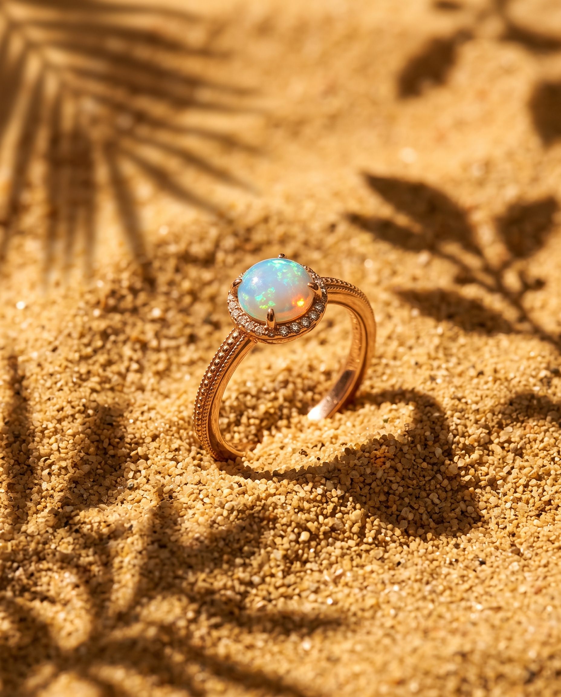 Gold Sand jewelry photography example 22