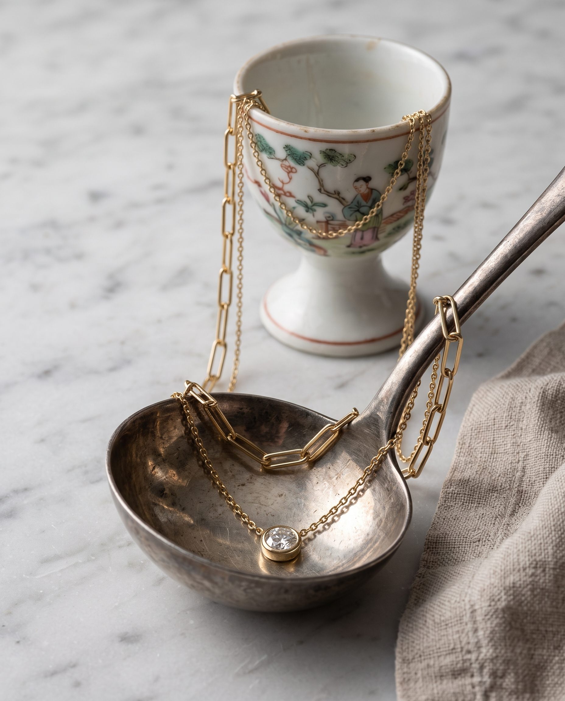 Object Depth jewelry photography Look
